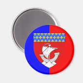 Paris With Shield，フランス マグネット (正面/裏面)