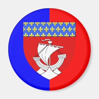 Paris With Shield，フランス マグネット