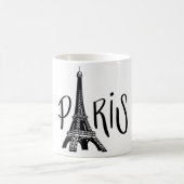ParisEiffel Tower Design Coffee Mug コーヒーマグカップ (中央)