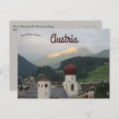 Parish Church of St. Anton am Arlberg Austria ポストカード (正面/裏面)