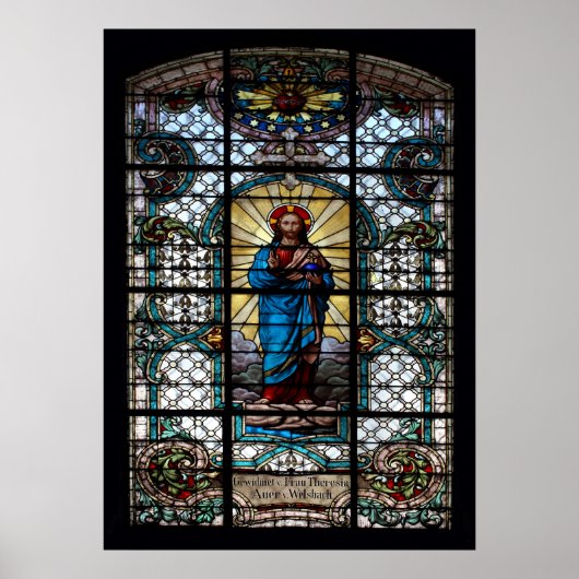 Parish Church Stained Glass Window ポスター (正面)
