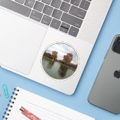 Parisian Autumn - v2 シール (ノートパソコンとiPhone)