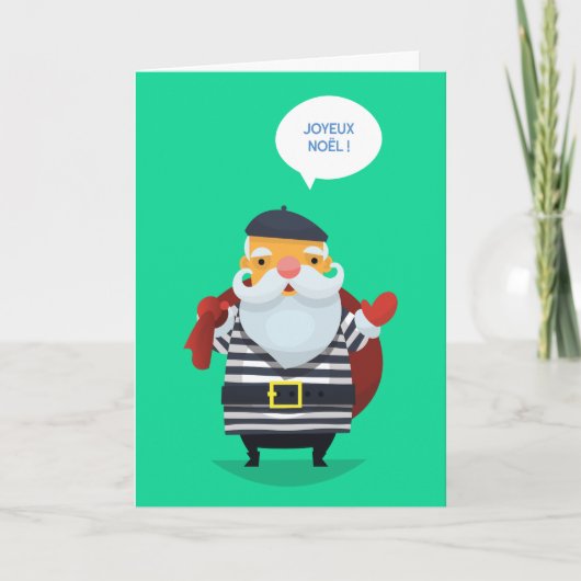 Parisian Chic Santa カード (正面)