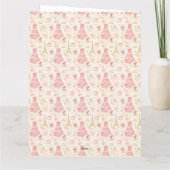 Parisian Coquette Christmas カード (裏面)