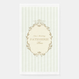 Parisian French Patisserie Vintage Party Green 