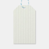 Parisian French Patisserie Vintage Party Green ギフトタグ (裏面)