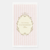 Parisian French Patisserie Vintage Party Pink  (正面)
