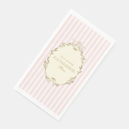 Parisian French Patisserie Vintage Party Pink  (コーナー)