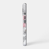 Parisian Girl  – Cute Eiffel Tower & Café Street  iPhone 16ケース (左側面)