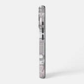 Parisian Girl  – Cute Eiffel Tower & Café Street  iPhone 16ケース (左側面)