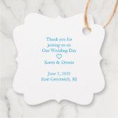 Parisian-inspired in Blue with a Romantic Wreath フェイバータグ (裏面)