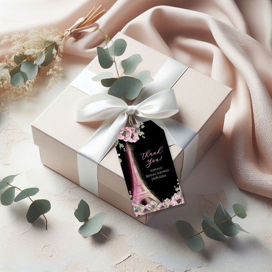 Parisian Oh La La Bridal Shower ギフトタグ