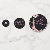 Parisian Oh La La Bridal Shower コンフェッティ (裏面)