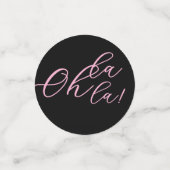 Parisian Oh La La Bridal Shower コンフェッティ (スモール正面)