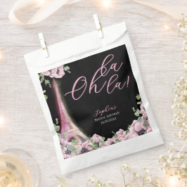 Parisian Oh La La Bridal Shower フェイバーバッグ