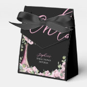 Parisian Oh La La Bridal Shower フェイバーボックス (正面サイド)
