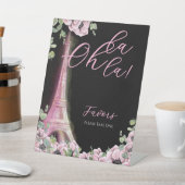 Parisian Oh La La Bridal Shower 台座サイン (インサイチュ)