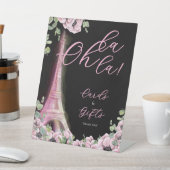 Parisian Oh La La Bridal Shower 台座サイン (インサイチュ)
