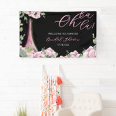 Parisian Oh La La Bridal Shower 横断幕 (インサイチュ)