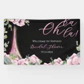 Parisian Oh La La Bridal Shower 横断幕 (横)