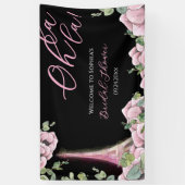 Parisian Oh La La Bridal Shower 横断幕 (縦)