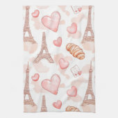 Parisian Romance Valentine キッチンタオル (縦)
