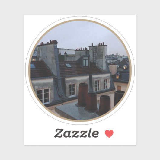 Parisian Rooftops - v2 シール (シート)