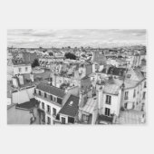 Parisian Rooftops - Wrapping Paper Sheet Set of 3 ラッピングペーパーシート (正面3)