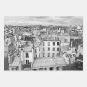 Parisian Rooftops - Wrapping Paper Sheet Set of 3 ラッピングペーパーシート (正面2)