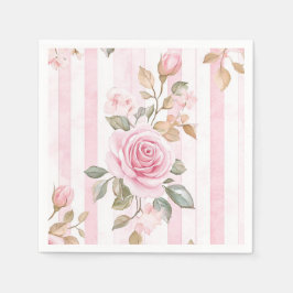 Parisian SheはOuiブライダルシャワーと述べた スタンダードカクテルナプキン