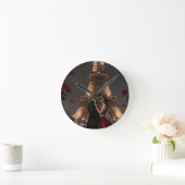 Parisian Valentines Day ラウンド壁時計 (ホーム)