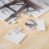 Parisian Women Elegance: Paris Café Street Vibes ジグソーパズル (側面)