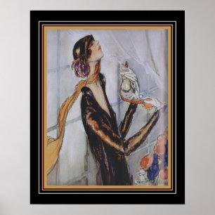 Parisienne 1920のPerfume Ad 16x20ポスター ポスター