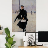 Parisienne Place de la Concorde ポスター (ホームオフィス)