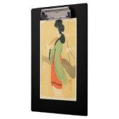 ParisParis、フランスの日本のな女性の眺め クリップボード (左)