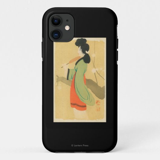 ParisParis、フランスの日本のな女性の眺め Case-Mate iPhoneケース (裏面)