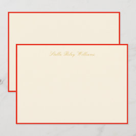 Park Avenueフラットノートカード5"x7" ノートカード