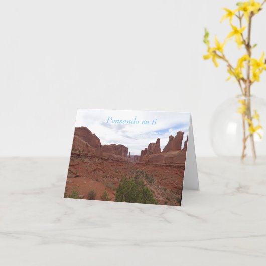 Park Avenue考え Tr. カード (黄色い花)