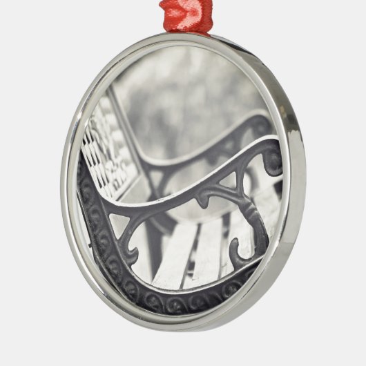 Park bench メタルオーナメント (左)