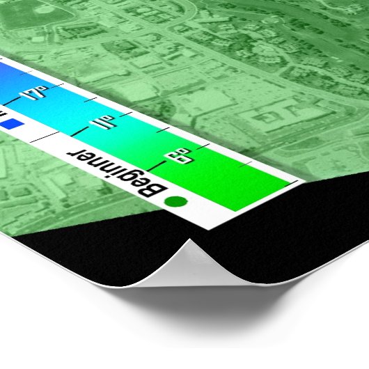 Park City 3dSkiMapsポスター ポスター (角)