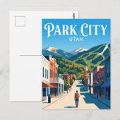 Park City Main Street USA ポストカード (正面/裏面)