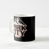 Park City Utah Mug コーヒーマグカップ (正面左)