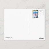 Park city Utah Ski旅行ポスター ポストカード (裏面)