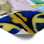 Park Guellモザイクポスター ポスター (角)