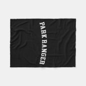 Park Ranger  フリースブランケット (正面(横))