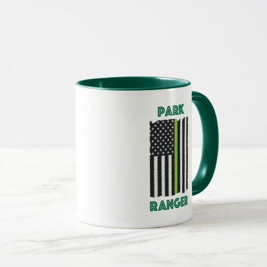 Park Ranger Flag Mug マグカップ (正面右)