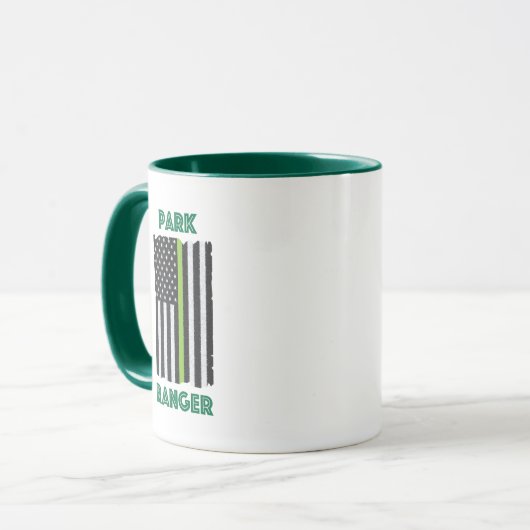 Park Ranger Flag Mug マグカップ (正面左)