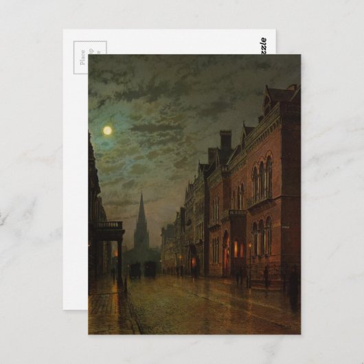 Park Row, Leeds by John Atkinson Grimshaw ポストカード (正面/裏面)