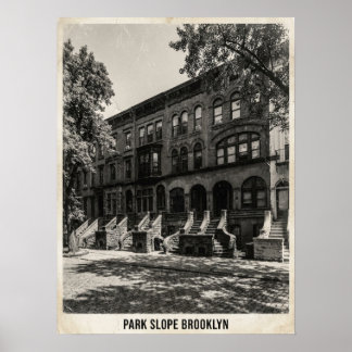 Park Slope Brooklyn New York ポスター
