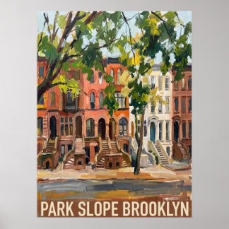 Park Slope Brooklyn New York ポスター